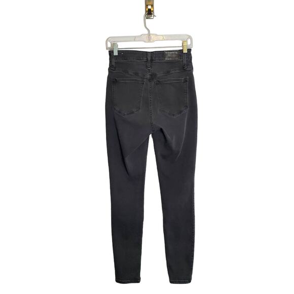 Madewell Curvy Roadtripper Skinny Jeans Washed Black Size 26 Classic Basic - Picture 4 of 16